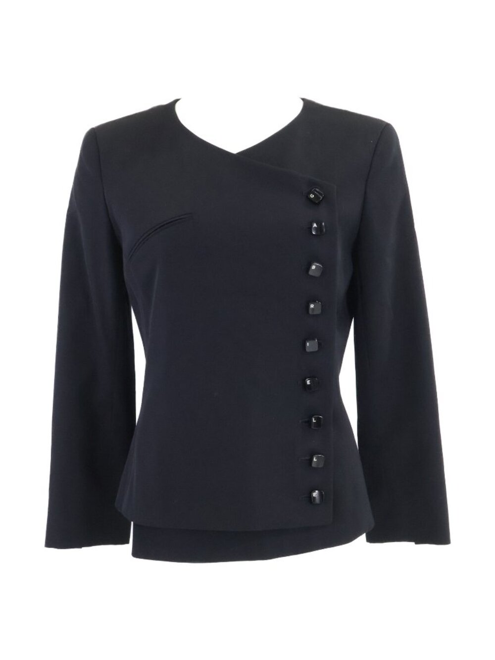 Chanel Gabrielle Button Short Length Collarless Jacket 36 Handbag